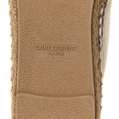 Saint Laurent Canvas Elba Espadrilles 37 Sweet Cream 8 of 12