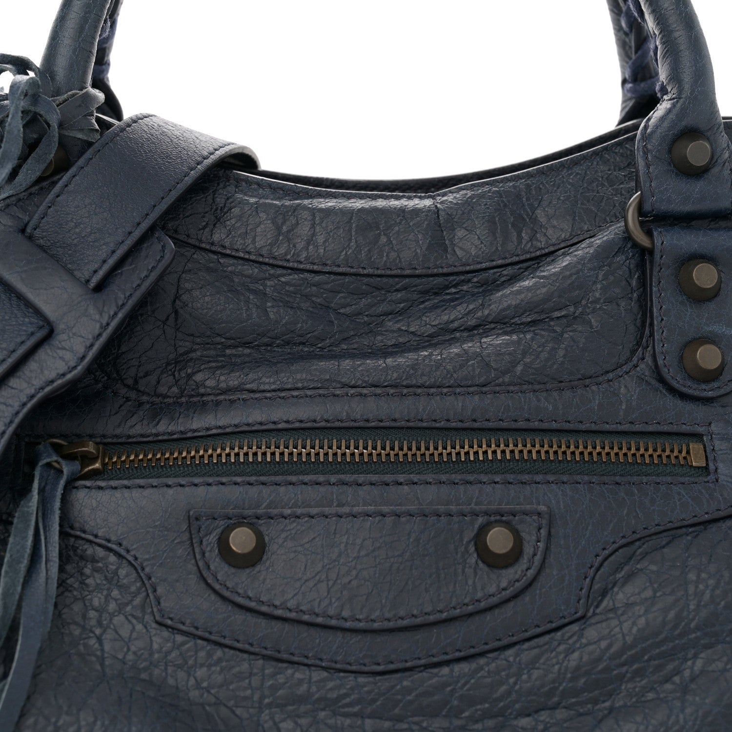 Balenciaga Agneau Classic Hardware City Bleu Nuit Dark Sea 9 of 12