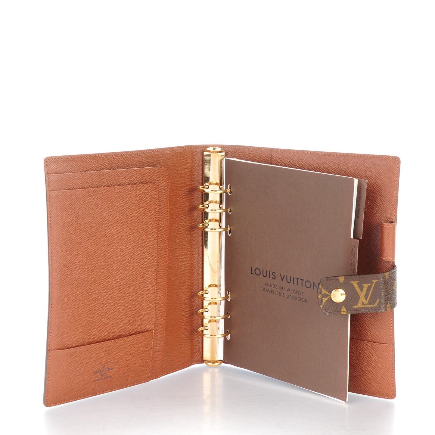 Monogram Large Ring Agenda Cover