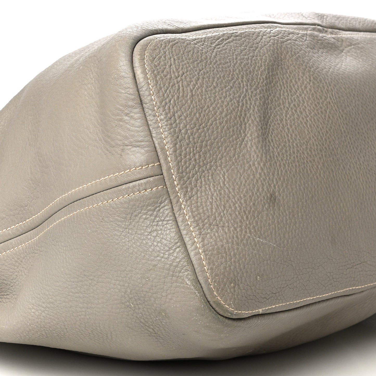 Vitello Daino Shoulder Bag Argilla