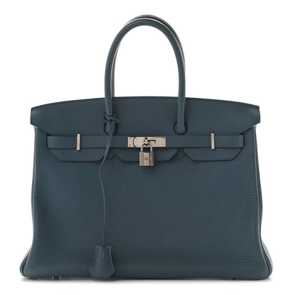 Hermes Fjord Birkin 35 Bleu Tempete 1 of 10