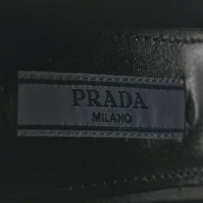 Prada Neoprene Pointed Open Toe Sock 90 Boots 37.5 Black 6 of 8