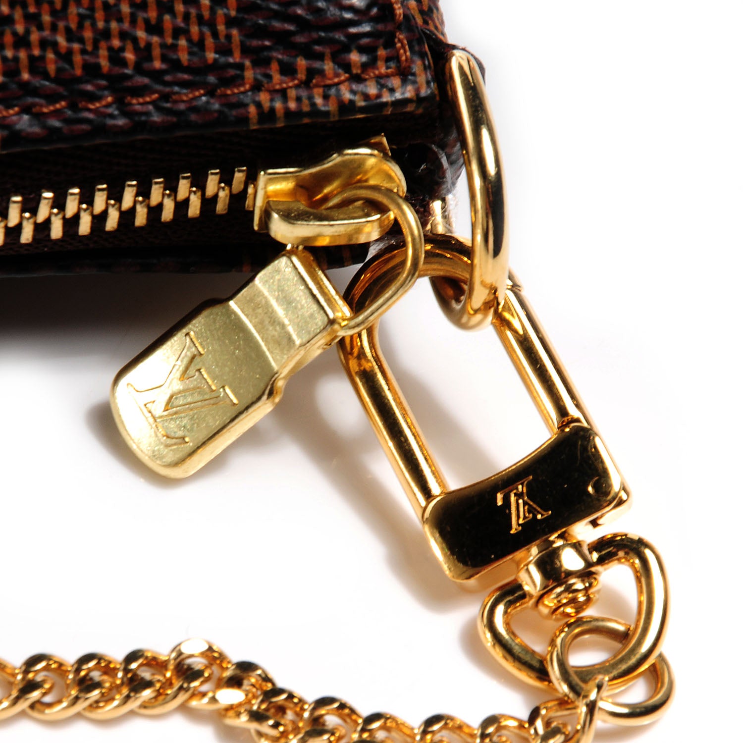Louis Vuitton Damier Ebene Mini Pochette Accessories Bag 8 of 8