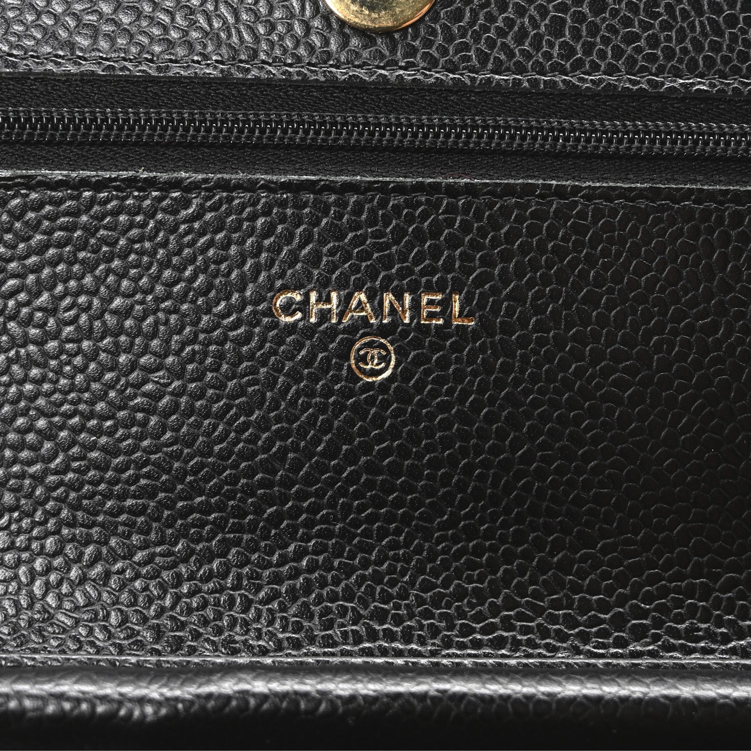 Chanel Caviar Quilted Wallet On Chain WOC Black 6 of 10