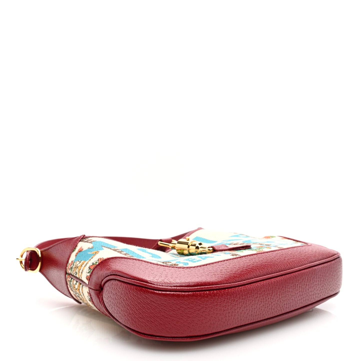 Canvas Calfskin 100 Centennial Music Small Jackie 1961 Hobo Ivory Red