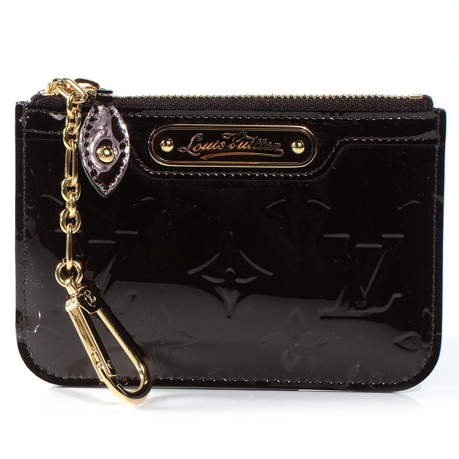 Louis Vuitton Vernis Key Pouch Amarante 1 of 8