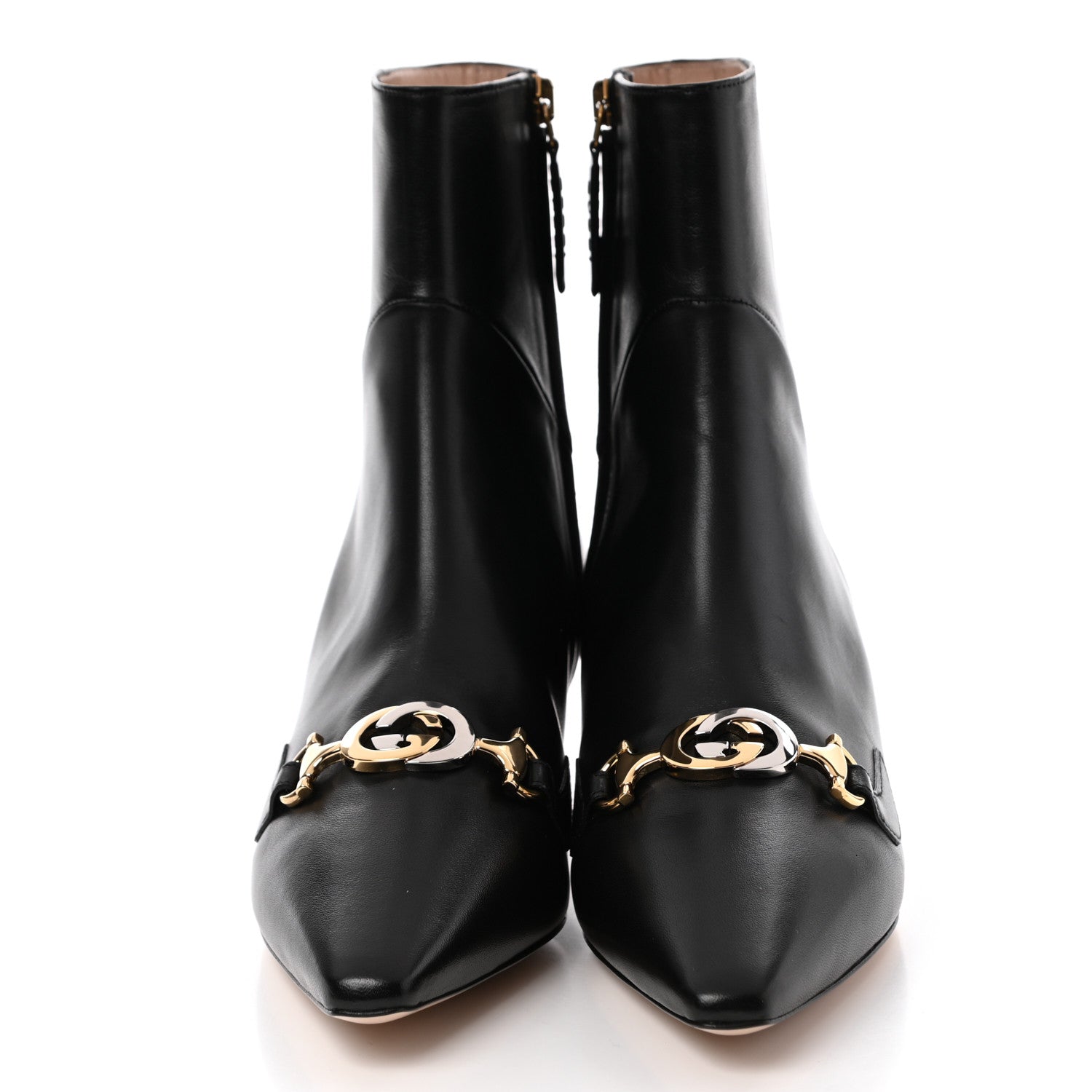 Gucci Nappa Zumi Mid Ankle Boots 36 Black 2 of 8
