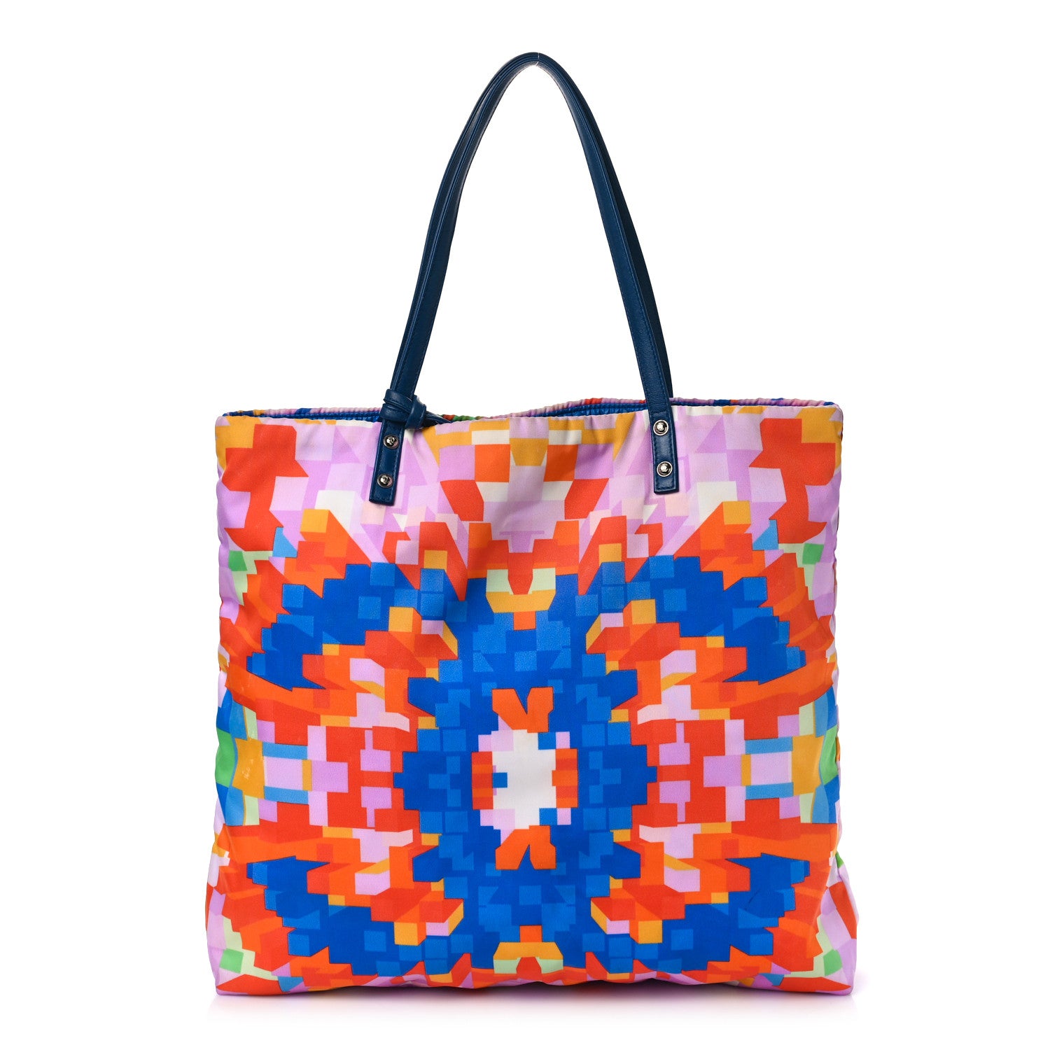 Chanel Nylon Printed CC Tote Multicolor 4 of 11