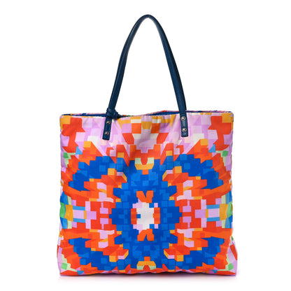 Chanel Nylon Printed CC Tote Multicolor 4 of 11
