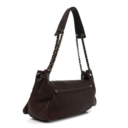 Chanel Calfskin Diamond Stitch Accordion Flap Brown 3 of 11