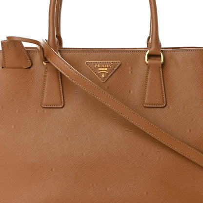 Prada Saffiano Lux Medium Tote Caramel 9 of 18