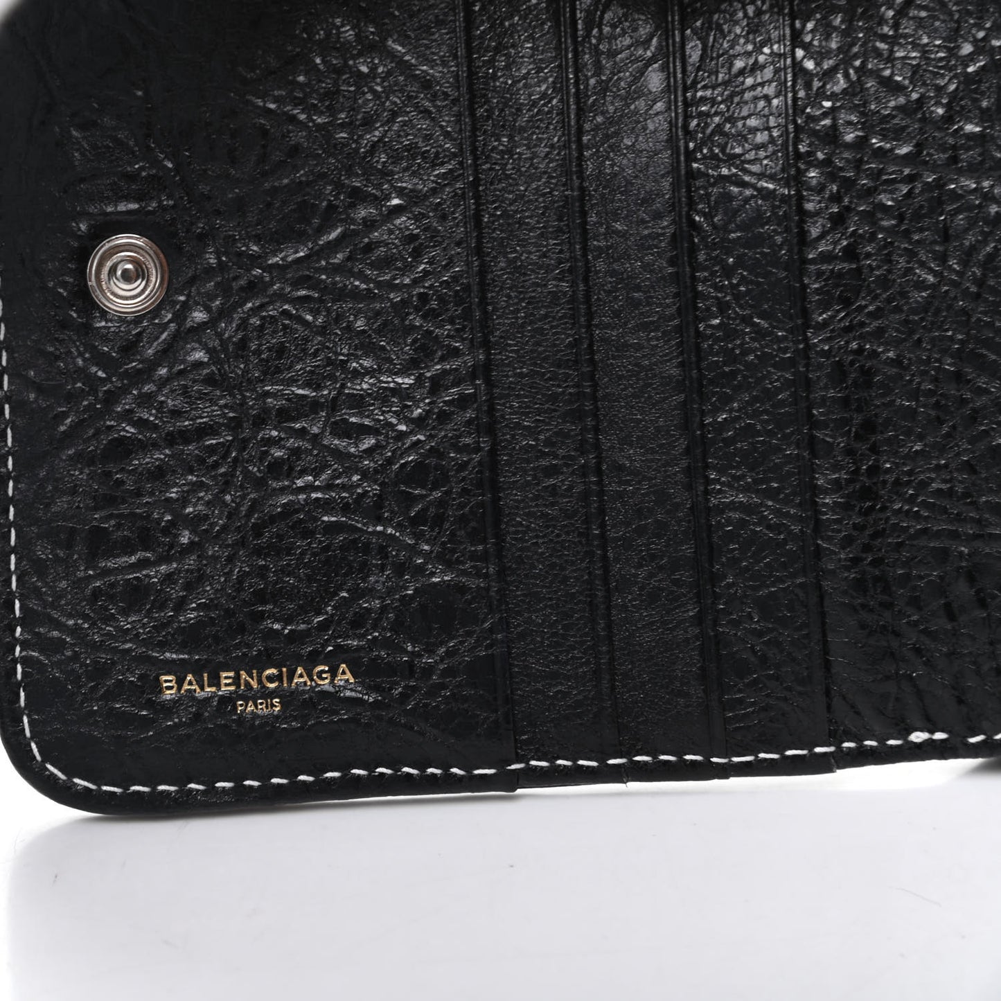 Veau Arena Multicolore Bazar Billfold Zip Around Wallet Bleu Gris White Black