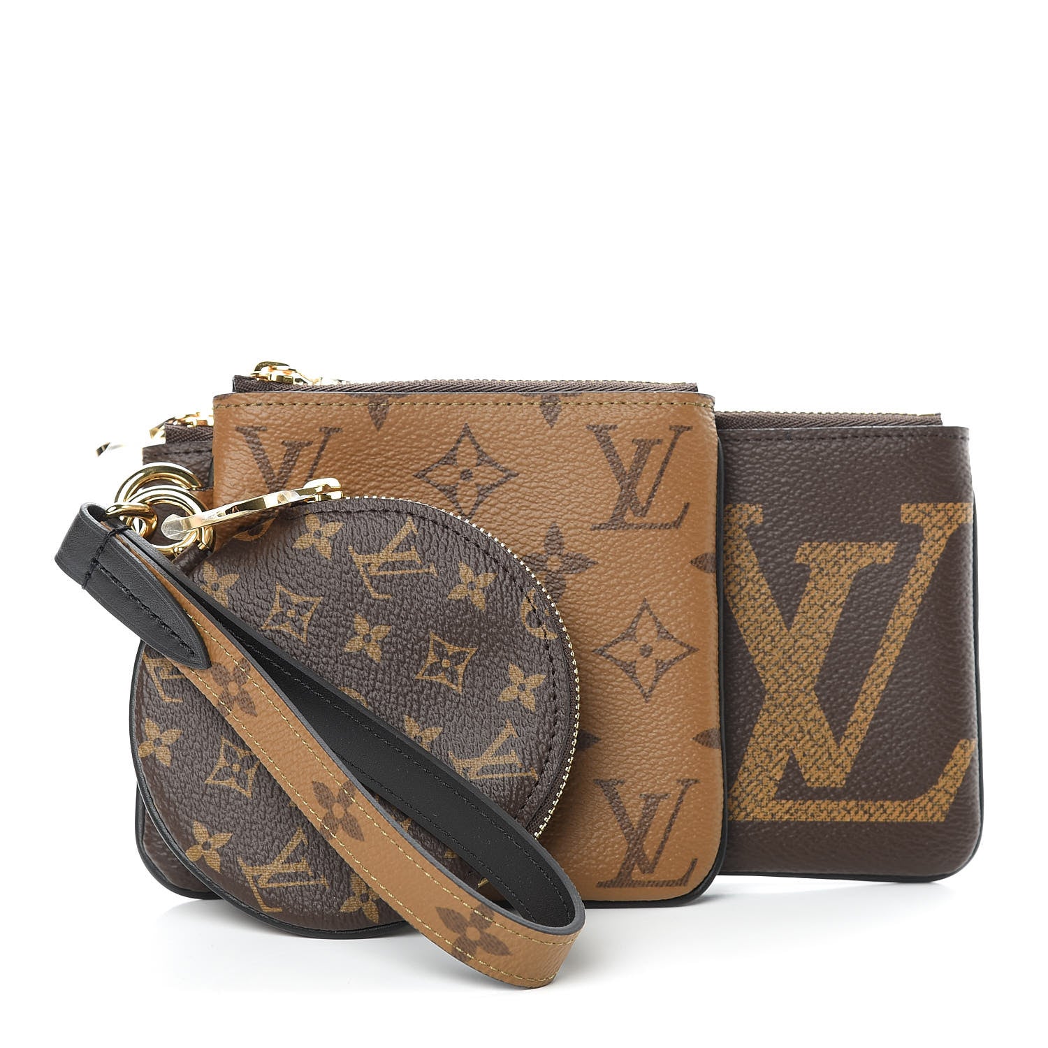 Louis Vuitton Reverse Monogram Giant Trio Pouch 1 of 9
