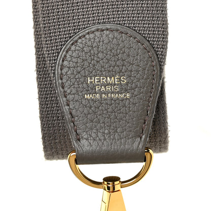 Hermes Taurillon Clemence Evelyne III PM Etain 7 of 14