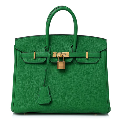 Hermes Togo Birkin 25 Bambou 1 of 13