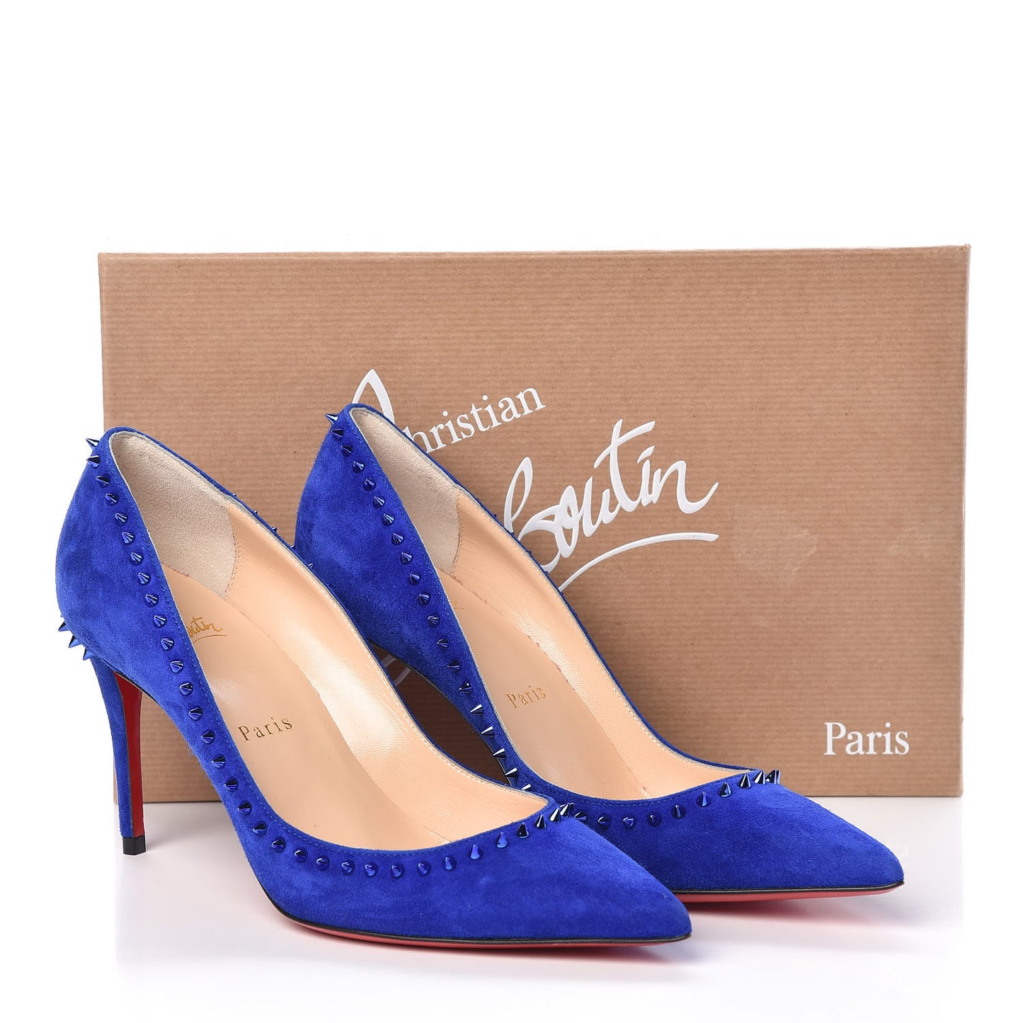 Veau Velours Anjalina 85 Pumps 36 Azulejo