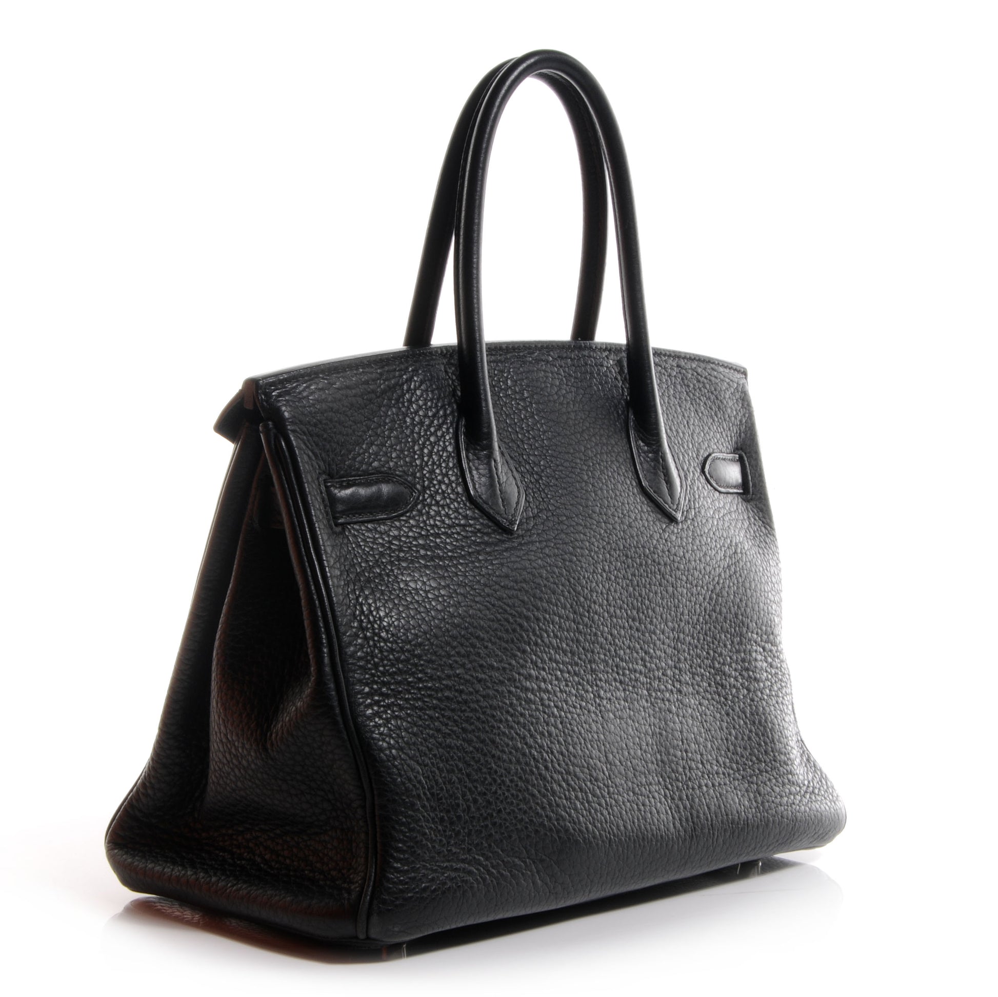 Hermes Taurillon Clemence Birkin 25 Black 3 of 8