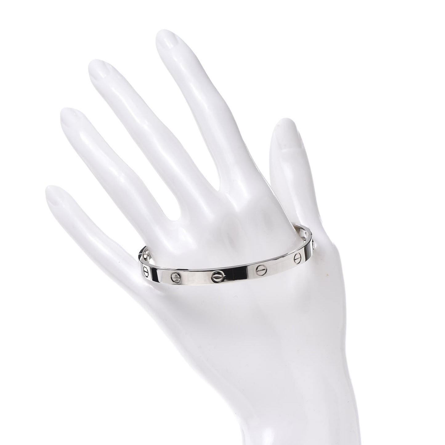 18K White Gold LOVE Bracelet 19