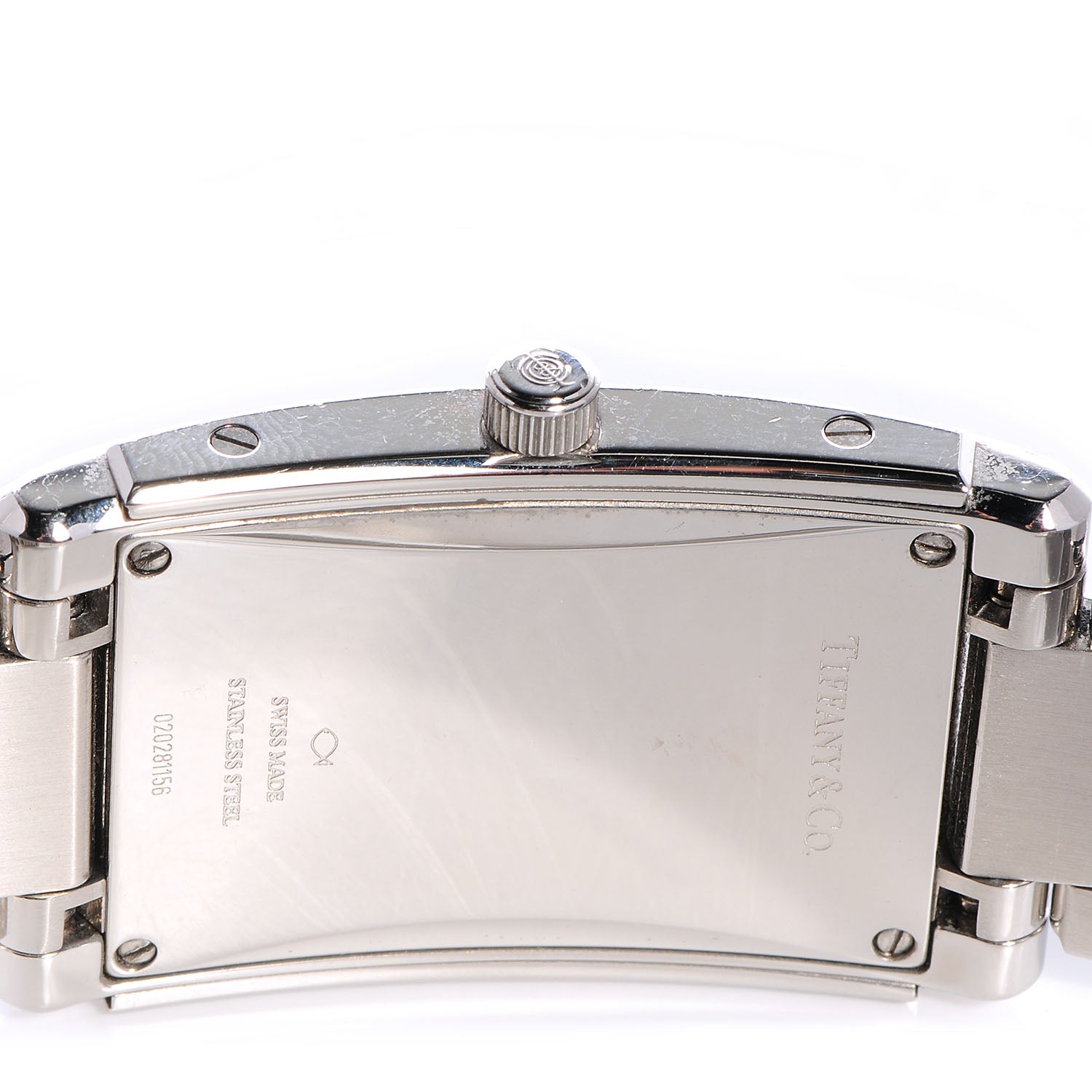 Tiffany Stainless Steel Diamond Bezel 27mm Grand Resonator Quartz Watch 4 of 7