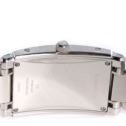 Tiffany Stainless Steel Diamond Bezel 27mm Grand Resonator Quartz Watch 4 of 7