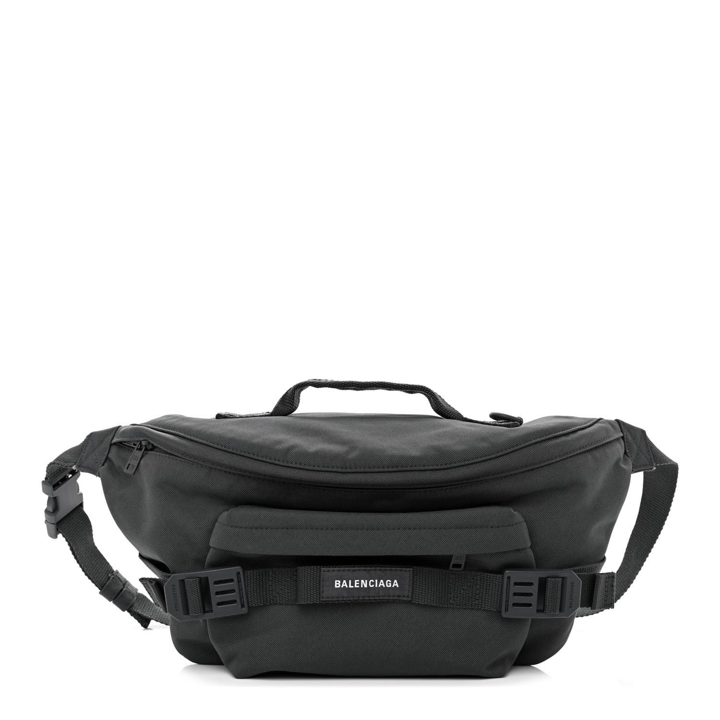 Recycled Casual Nylon Large Army Beltpack Grey