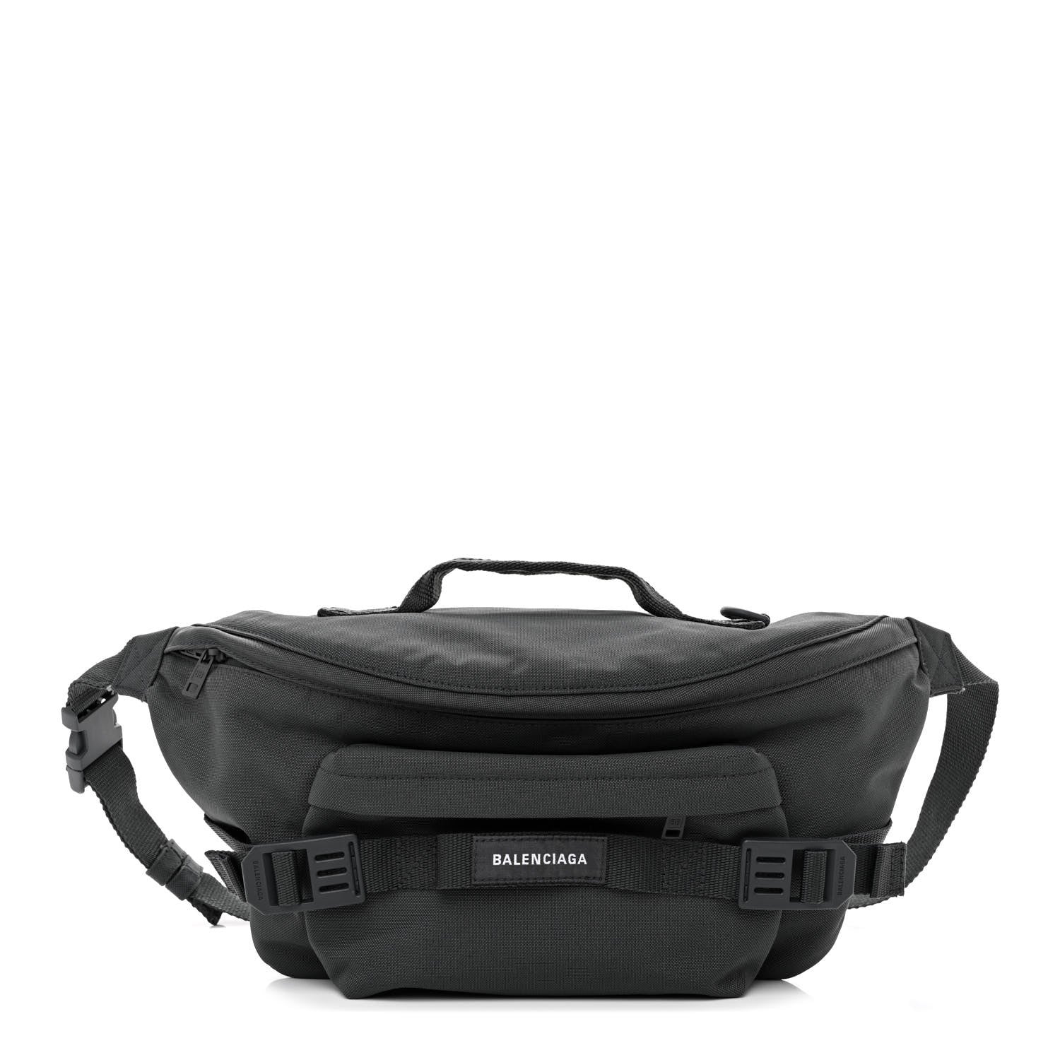 Balenciaga Recycled Casual Nylon Large Army Beltpack Grey 1 of 12
