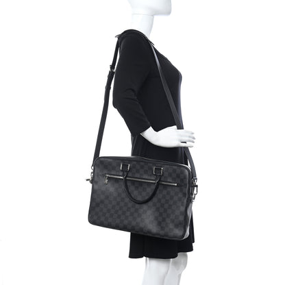 Louis Vuitton Damier Graphite Porte-Documents Business MM 2 of 10