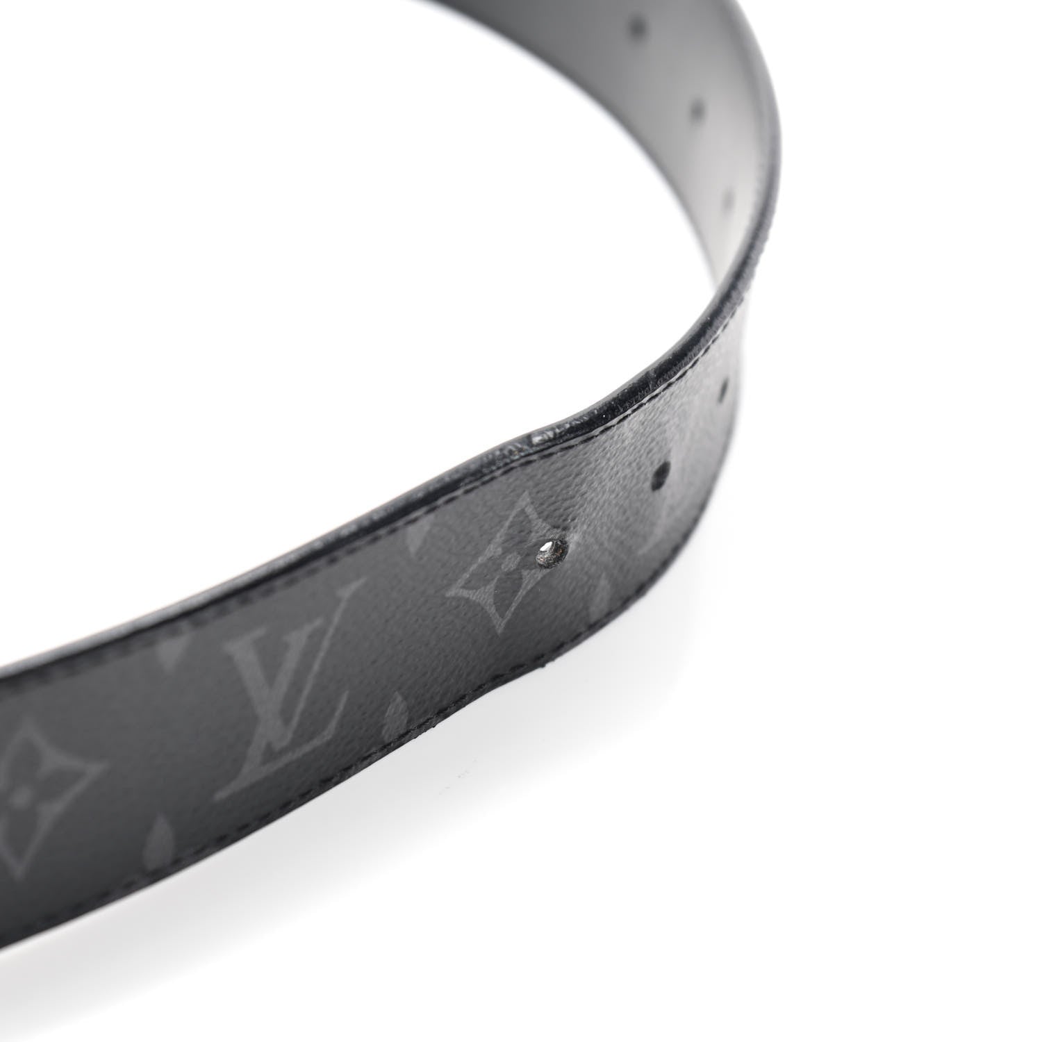 Louis Vuitton Monogram Eclipse 35 MM Voyager Belt 85 34 5 of 5