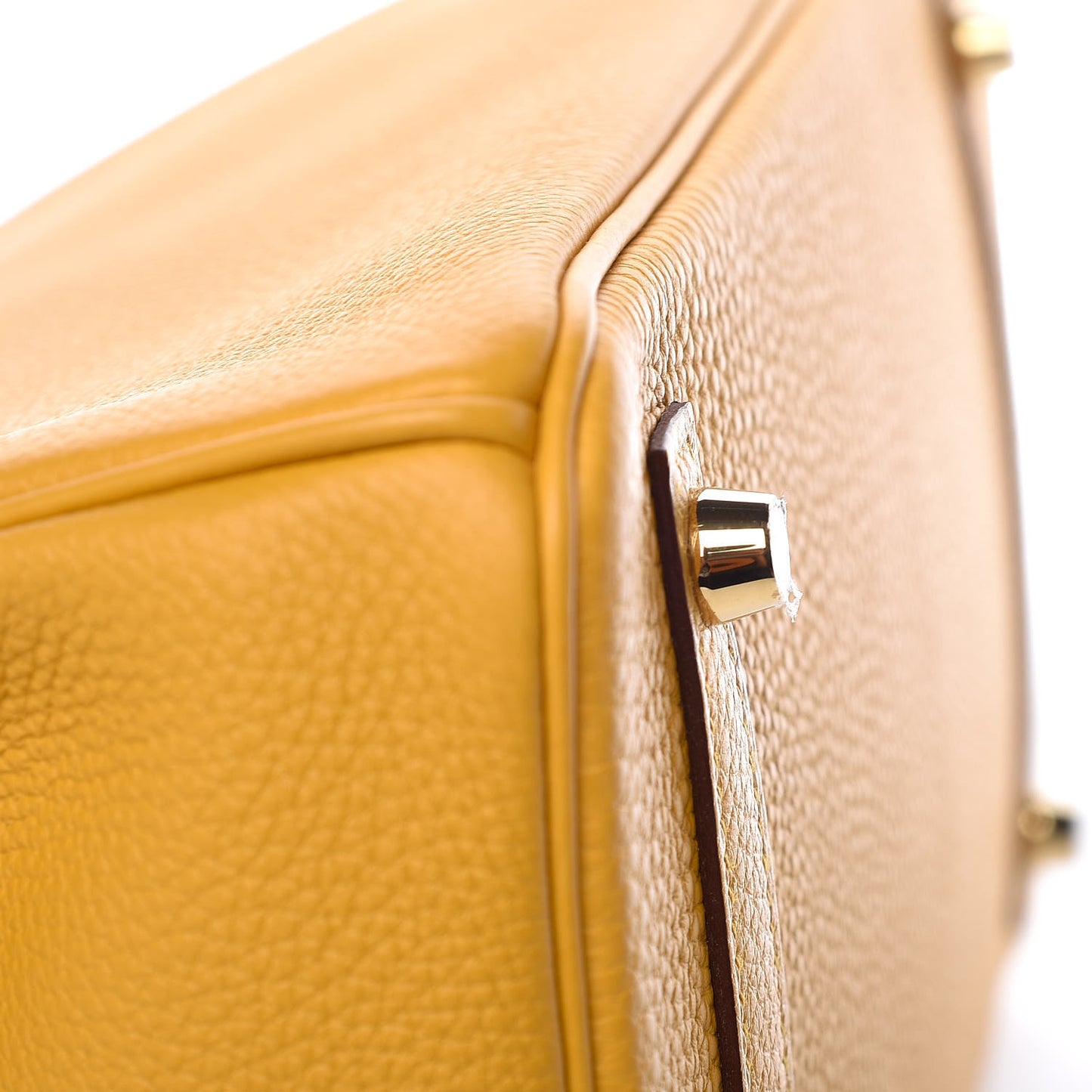 Togo Birkin 30 Jaune Ambre