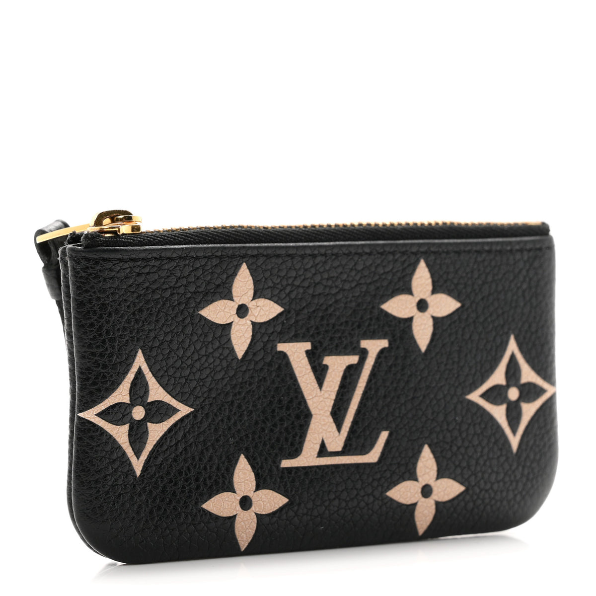 Empreinte Monogram Giant Key Pouch Black Beige