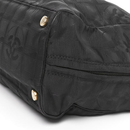 Chanel Nylon Medium Travel Tote Black 10 of 12