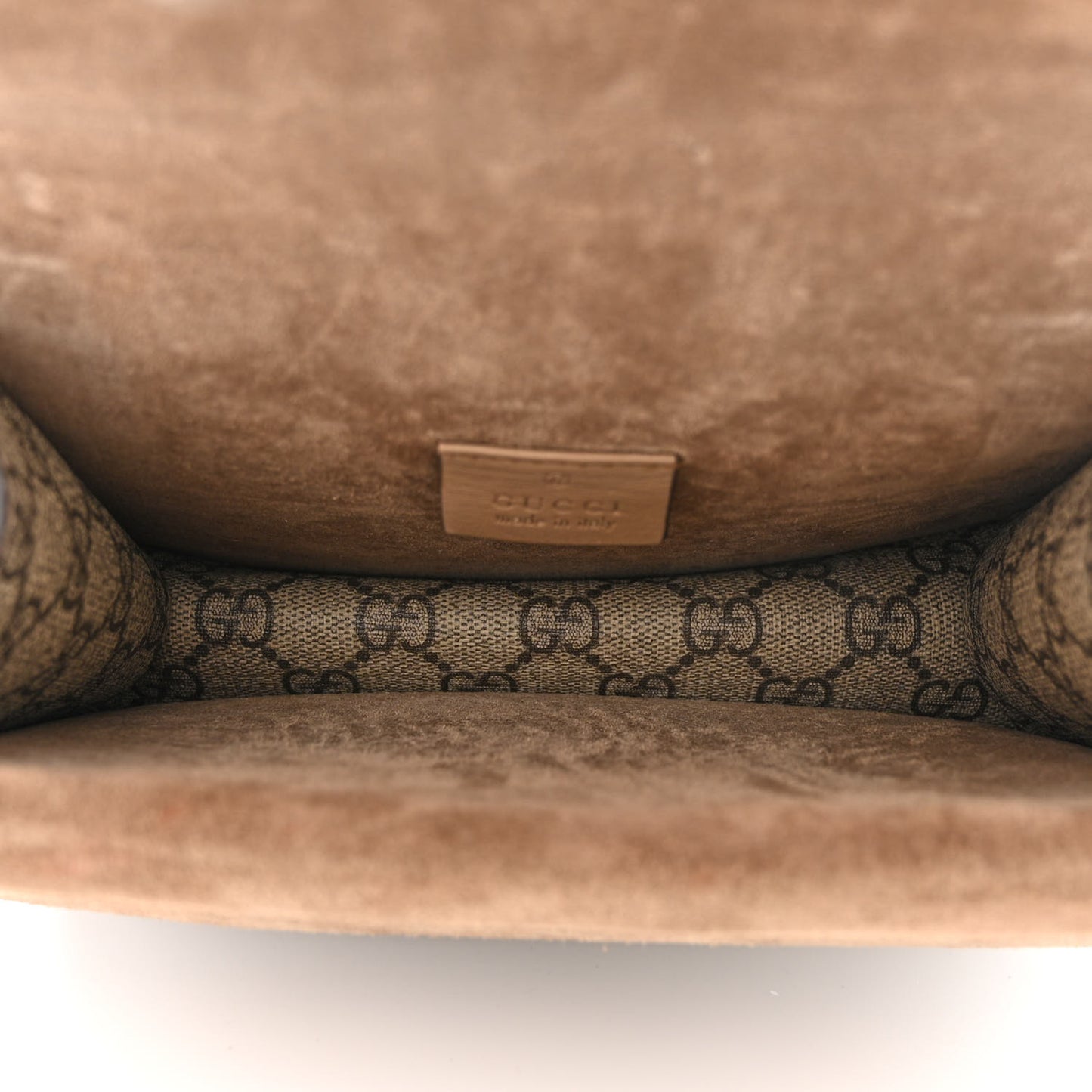 GG Supreme Monogram Mini Dionysus Shoulder Bag Taupe