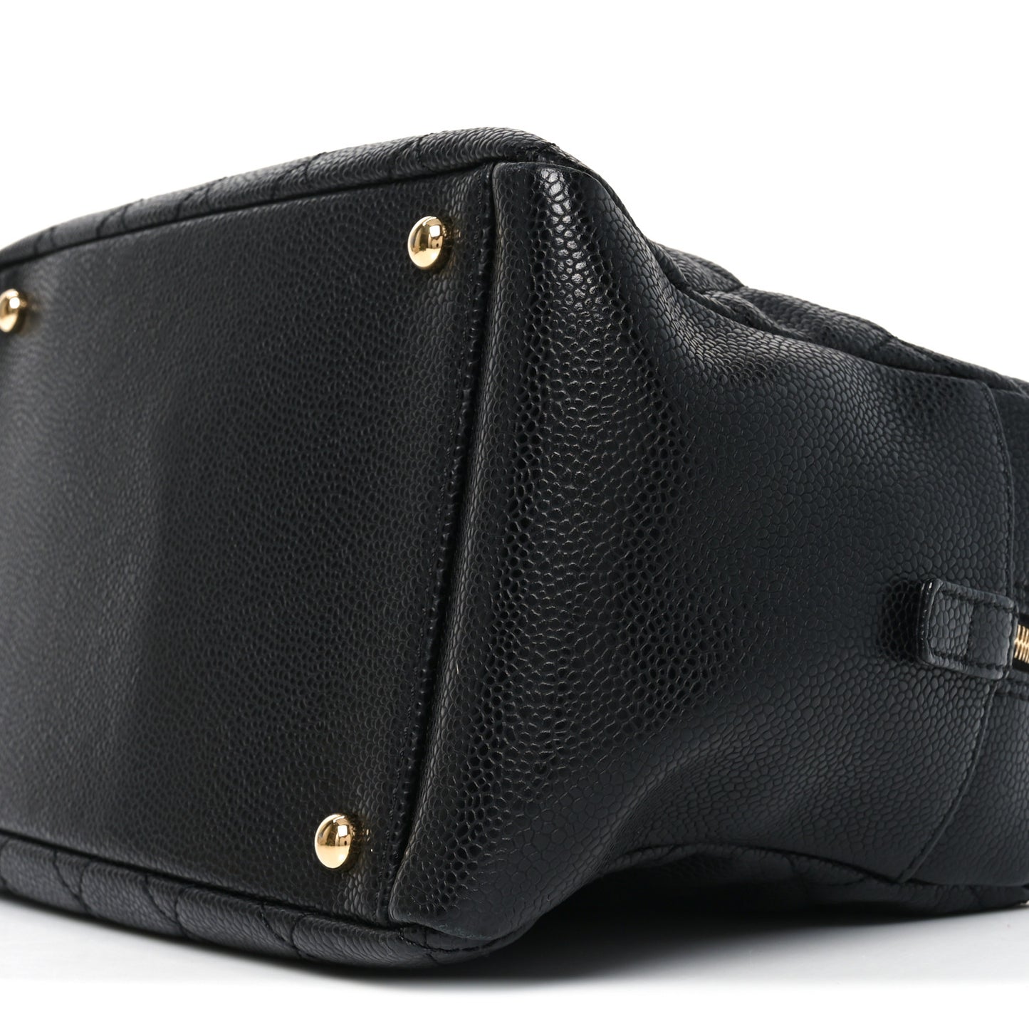 Caviar Quilted Petit Timeless Tote PTT Black