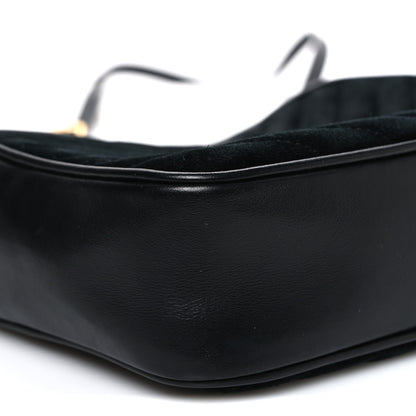 Saint Laurent Suede Calfskin Monogram Lou Camera Bag Black 9 of 12