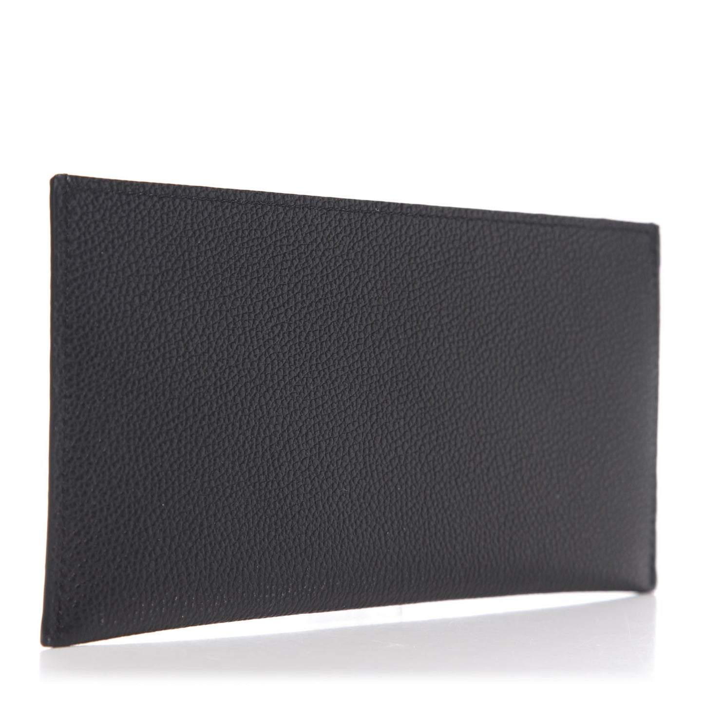 Calfskin Felicie Chain Wallet Card Holder Insert Black