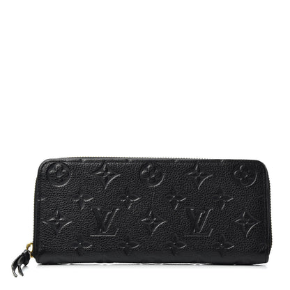Louis Vuitton Empreinte Clemence Wallet Black 1 of 6