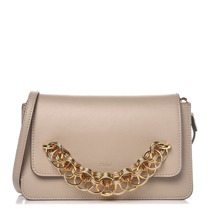 Chloe Calfskin Drew Bijou Clutch Pastel Grey 1 of 7