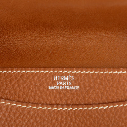 Hermes Togo Dogon Card Case Key Holder Gold 6 of 6