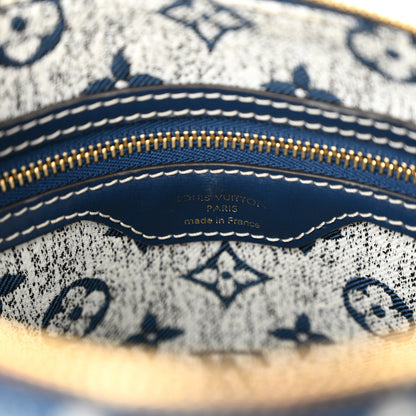 Louis Vuitton LOUIS VUITTON Monogram Jacquard Denim Speedy Bandouliere 25 Bleu 6 of 9