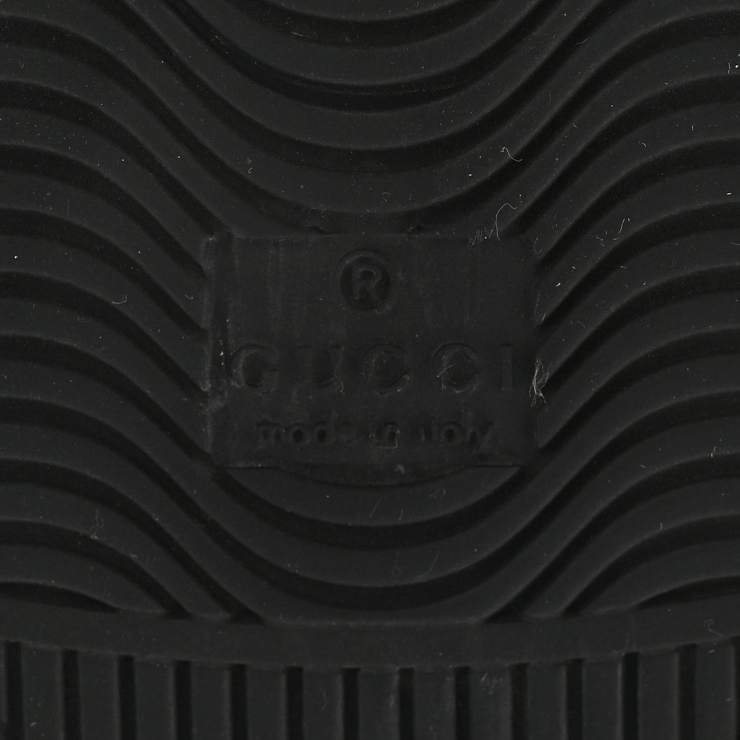 Calfskin GG Tennis Embossed Mens Ace Sneakers 10 Black