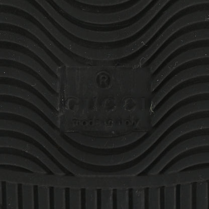 Gucci Calfskin GG Tennis Embossed Mens Ace Sneakers 10 Black 7 of 22
