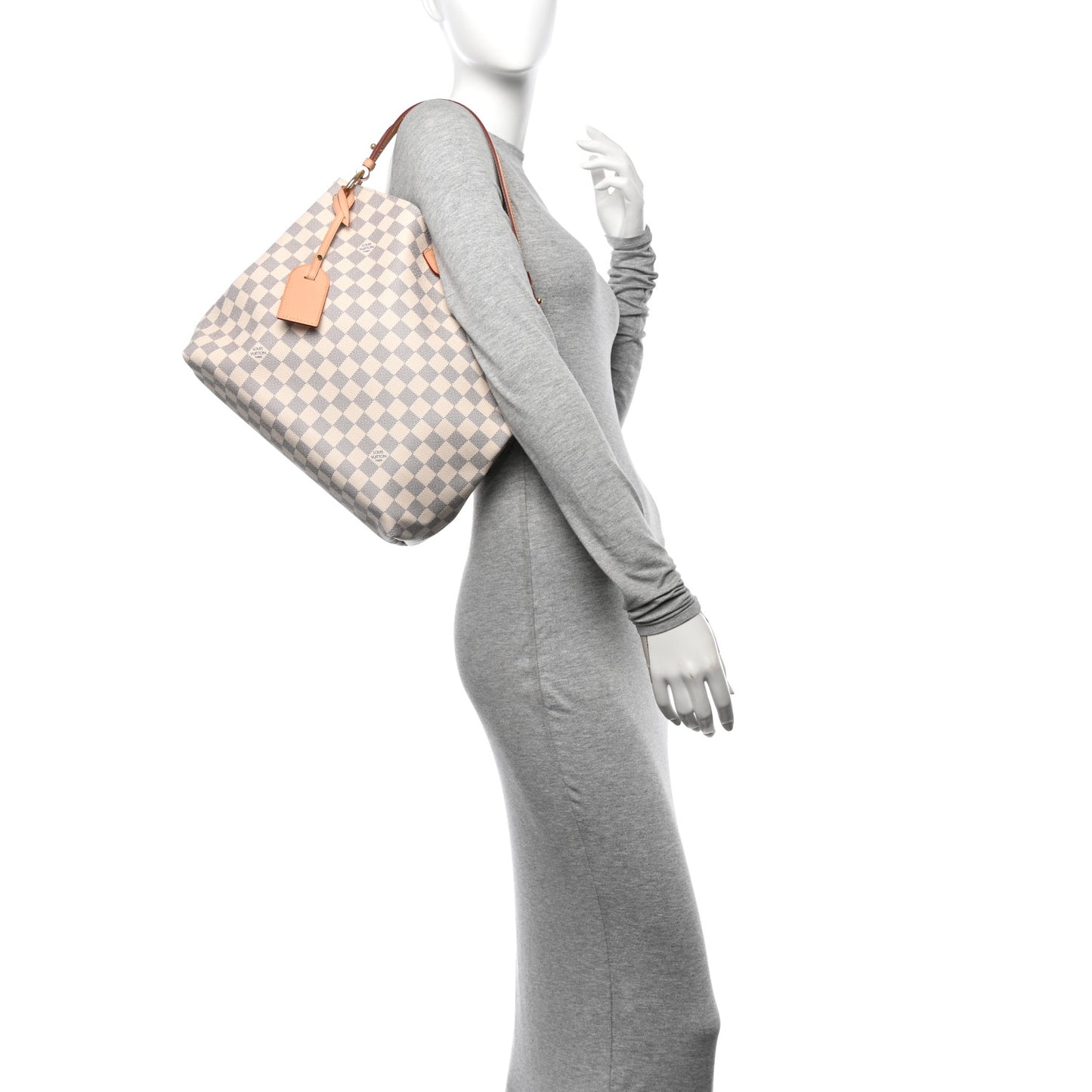 Damier Azur Graceful PM Rose Ballerine