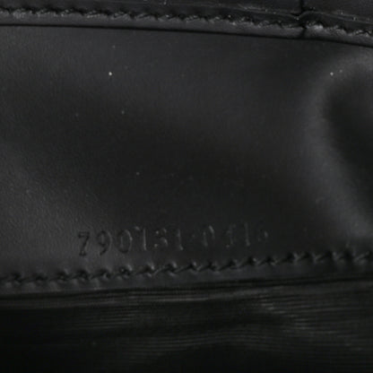Gucci Piuma Calfskin Jumbo GG Embossed Medium Wallet Black 7 of 7