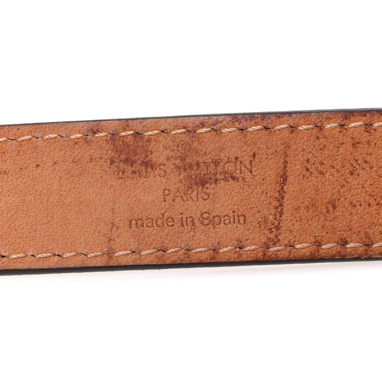 Calfskin Monogram 20mm LV Iconic Reversible Belt 80 32