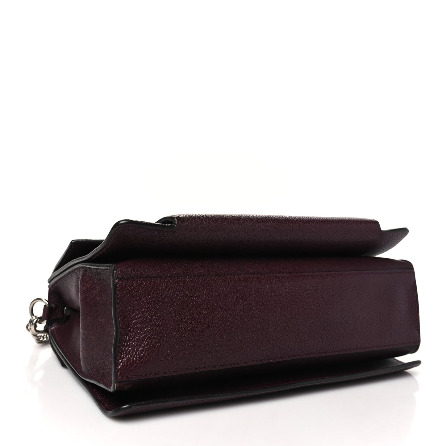Goatskin Medium GV3 Flap Aubergine