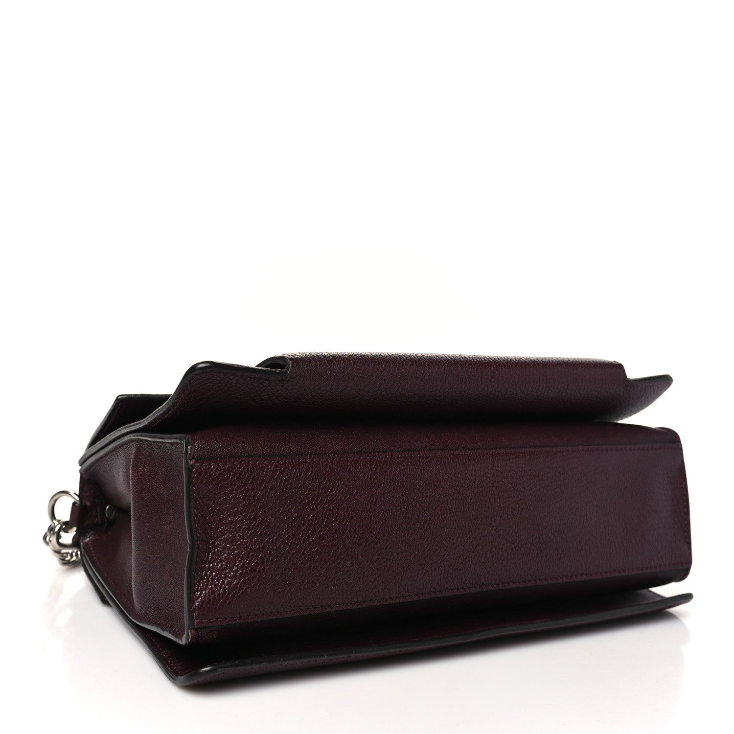 Givenchy Goatskin Medium GV3 Flap Aubergine 4 of 12