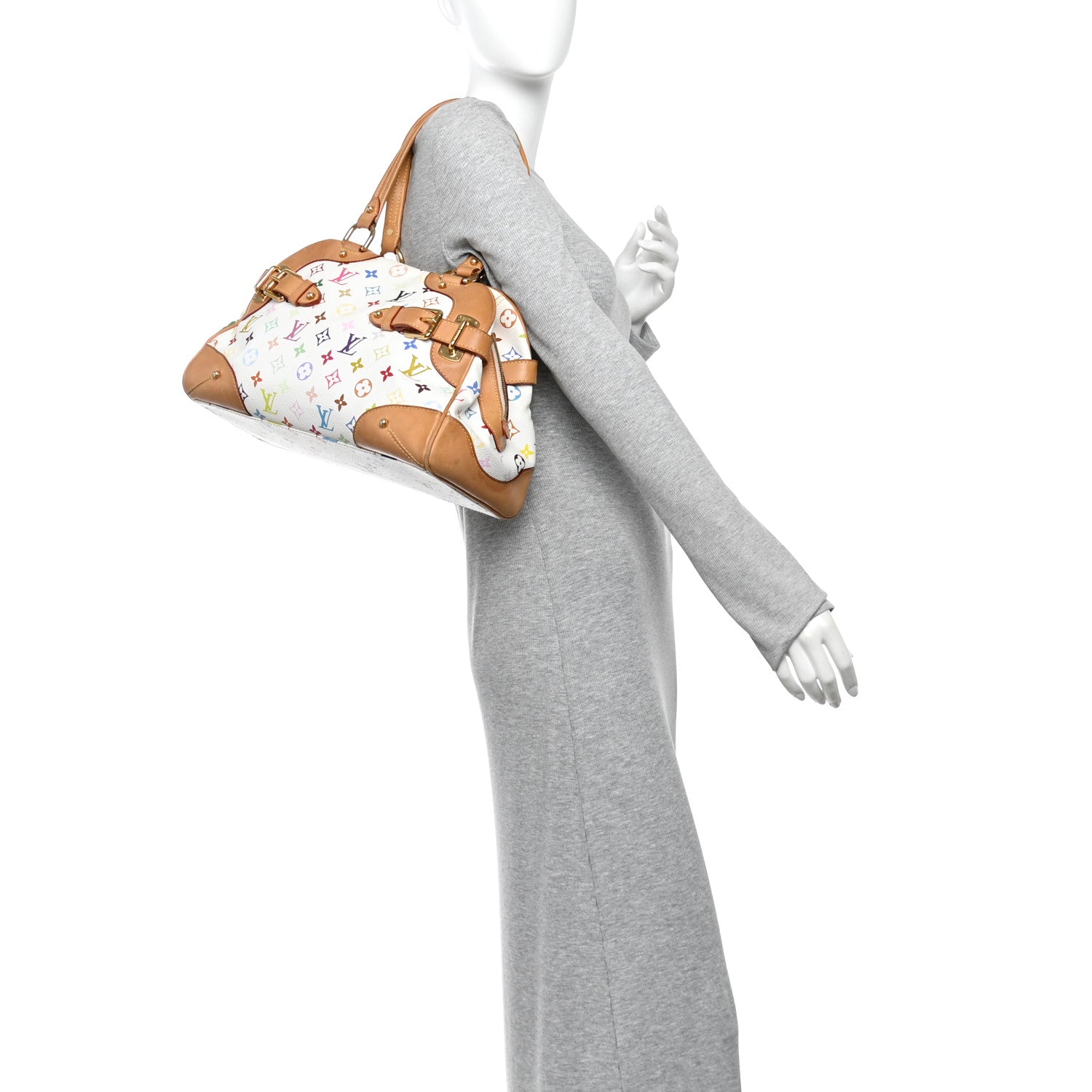 Louis Vuitton Monogram Multicolor Claudia White 2 of 9