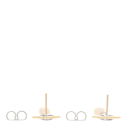David Yurman Sterling Silver 18K Yellow Gold Pearl Quatrefoil Drop Earrings 3 of 4