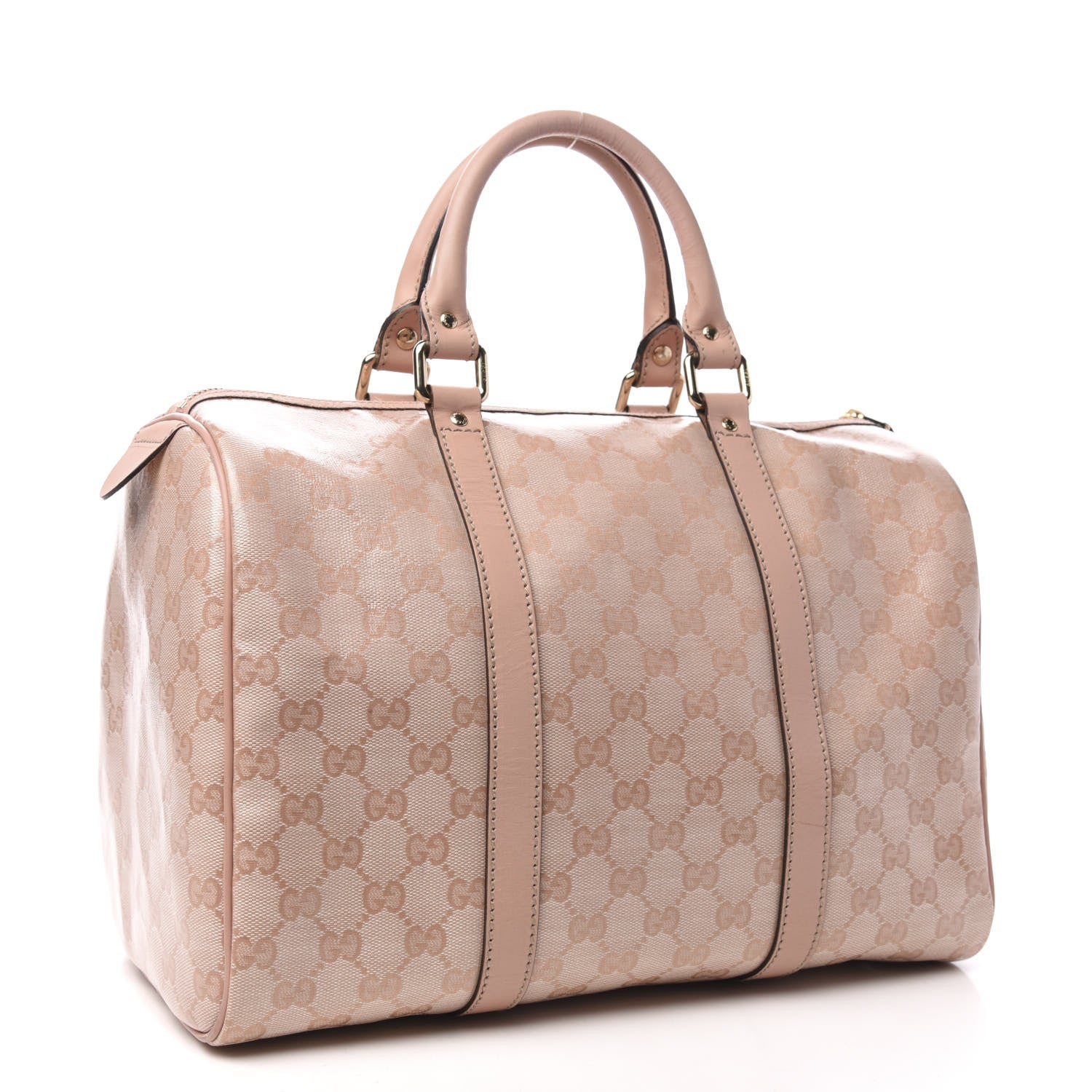 Gucci Crystal Monogram Joy Medium Boston Pink 3 of 12