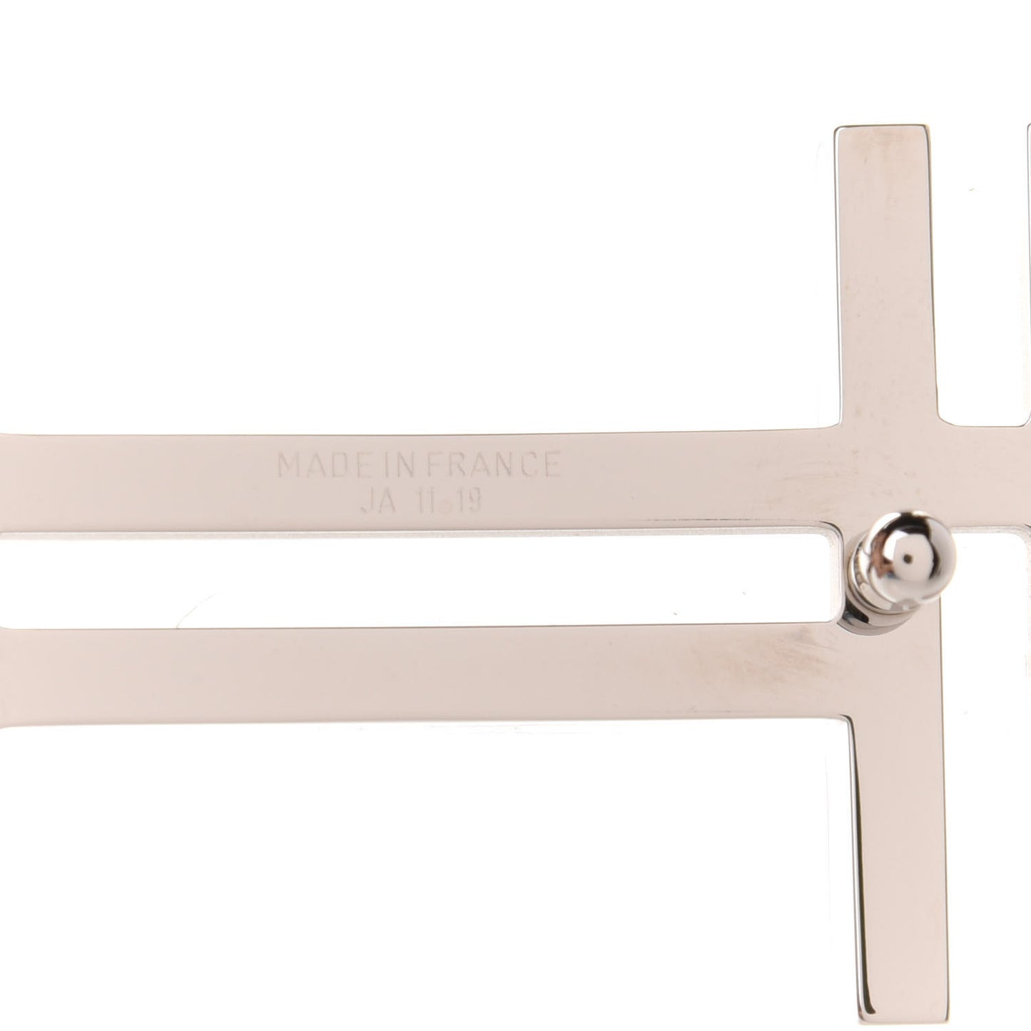 Box Togo 32mm Au Carre H Belt 80 Black Chocolate